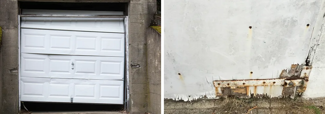 Rotten Commercial Garage Door Repair in North Fort Myers, FL